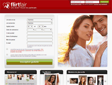 Tablet Screenshot of flirtfair.fr