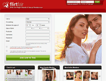 Tablet Screenshot of flirtfair.co.nz