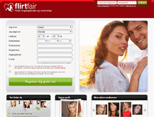 Tablet Screenshot of flirtfair.dk