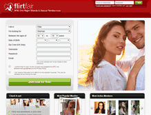 Tablet Screenshot of flirtfair.com