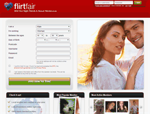 Tablet Screenshot of flirtfair.com.au