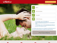 Tablet Screenshot of flirtfair.ch